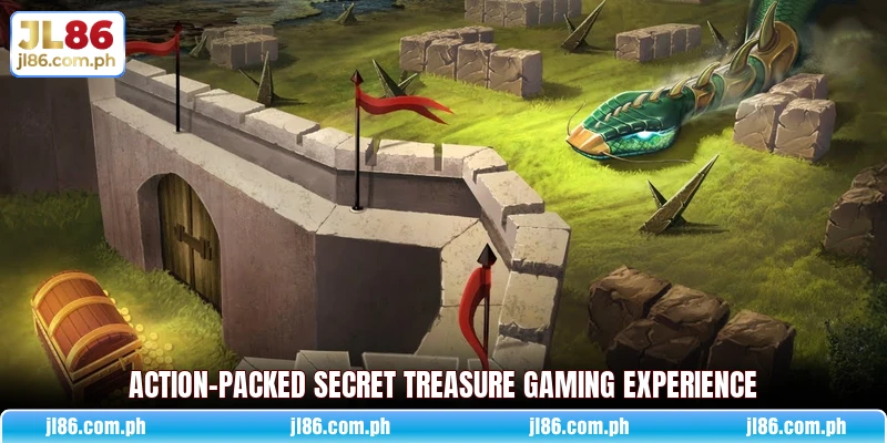 Action-packed Secret Treasure gaming experience Action-packed Secret Treasure gaming experience