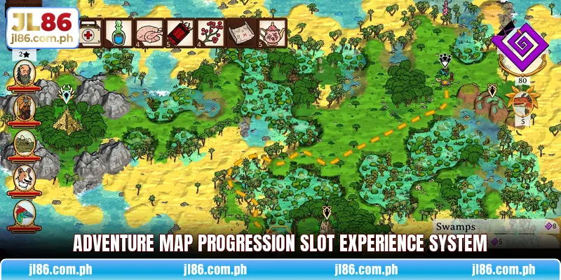 Adventure map progression slot experience system Adventure map progression slot experience system