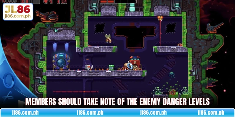 Members should take note of the enemy danger levels Members should take note of the enemy danger levels