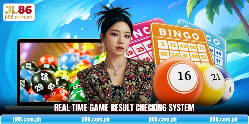 Real time game result checking system Real time game result checking system