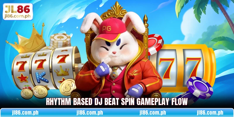 Rhythm based DJ Beat Spin gameplay flow
