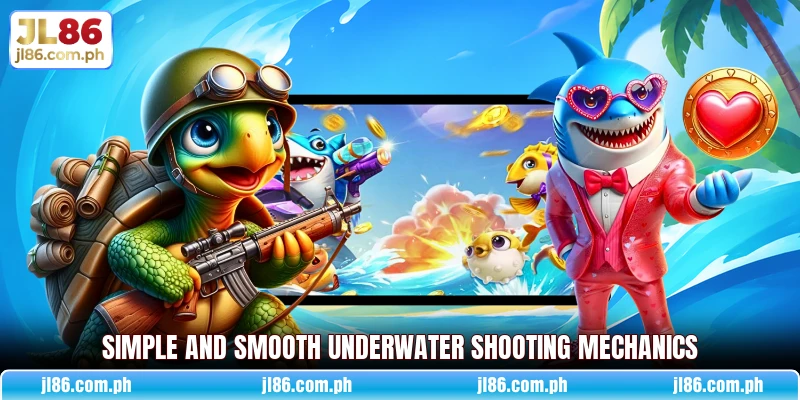 Simple and smooth underwater shooting mechanics Simple and smooth underwater shooting mechanics